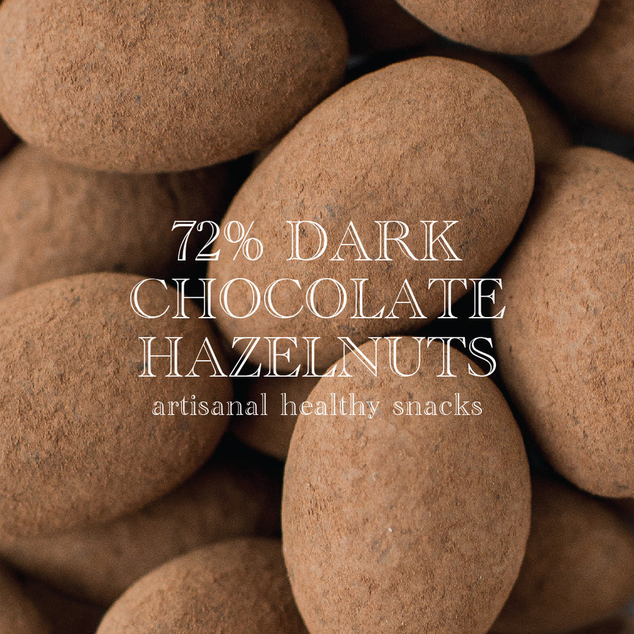 72% Dark Chocolate Hazelnuts | 150g (VEGAN)